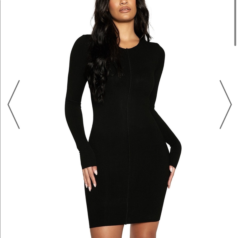 NWOT NAKED WARDROBE SNATCHED VIBES DRESS Size XL - Picture 2 of 13